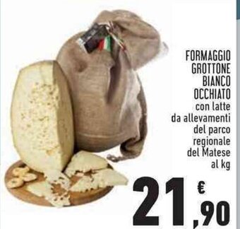 Conad Superstore Formaggio Grottone Bianco Occhiato offerta
