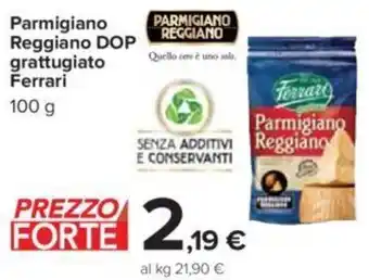 Carrefour Ferrari Parmigiano Reggiano DOP Grattugiato 100 g offerta