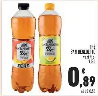 Conad Superstore San Benedetto Thé vari tipi 1,5 l offerta