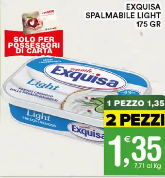 Exquisa Spalmabile Light 175gr