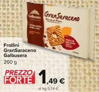 Galbusera Frollini GranSaraceno 260 g