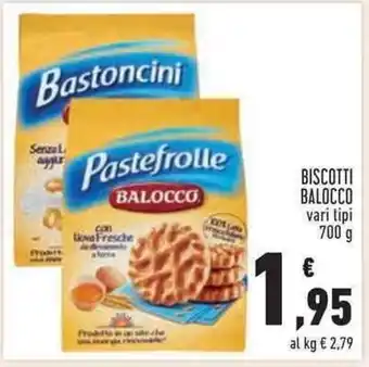 Conad Superstore Balocco Biscotti vari tipi 700 g offerta