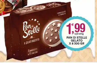 Pan di Stelle Gelato x 8 300gr