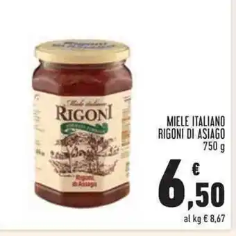 Conad Superstore Rigoni di Asiago Miele Italiano 750 g offerta
