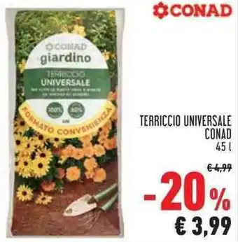 Conad Superstore Conad Terriccio Universale 45 l offerta