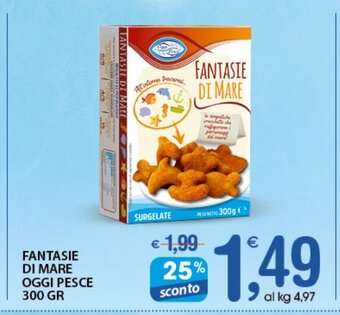 Qui Discount Fantasie Di Mare Oggi Pesce 300 gr offerta