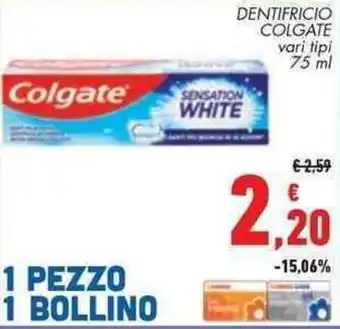 Conad Superstore Colgate Dentifricio 75 ml offerta