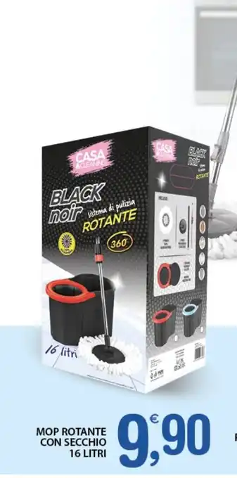 Qui Discount Mop Rotante Con Secchio 16 Litri offerta