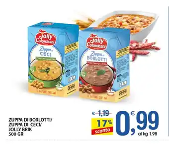 Zuppa Di Borlotti/Zuppa Di Ceci / Jolly Brik 500 gr