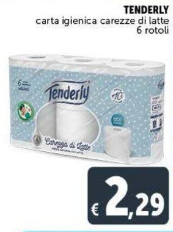 Tenderly carta igienica carezze di latte 6 rotoli