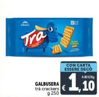Galbusera trà crackers g 250