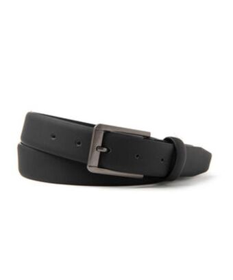 Cintura in ecopelle effetto rubber