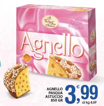 Qui Discount Agnello Pasqua Astuccio 850 gr offerta