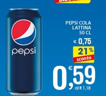 Qui Discount Pepsi Cola Lattina 50 cl offerta