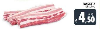 Deco Supermercati Pancetta di suino offerta