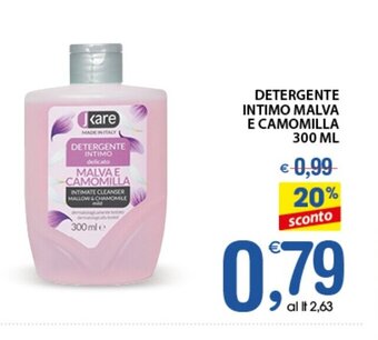 Qui Discount Detergente Intimo Malva E Camomilla 300 ml offerta