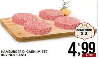 Gecop Hamburger di Carni Miste Bovino+Suino offerta