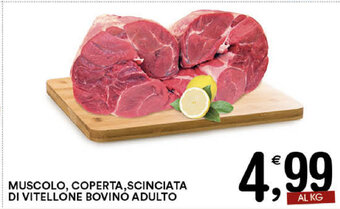 Gecop Muscolo, Coperta, Scinciata di Vitellone Bovino Adulto offerta