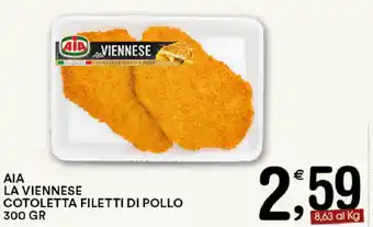 Gecop Aia La Viennese Cotoletta Filetti di Pollo 300gr offerta