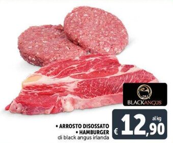Deco Supermercati Arrosto Disossato Hamburger di black angus irlanda offerta