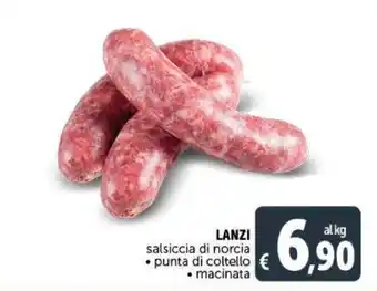 Deco Supermercati Lanzi salsiccia di norcia offerta