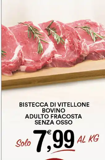 Gecop Bisteccca di Vitellone Bovino Adulto Fracosta Senza Osso offerta
