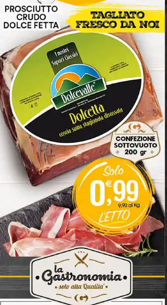 Gecop Dolce Fetta Prosciutto Crudo offerta