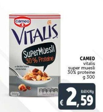 Cameo vitalis super muesli 30% proteine g 300