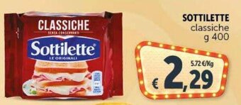 Sottilette classiche g 400