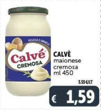 Deco Supermercati Calvè maionese cremosa ml 450 offerta