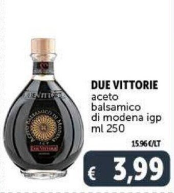 Deco Supermercati Due Vittorie aceto balsamico di modena igp ml 250 offerta