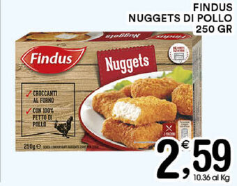 Gecop Findus Nuggets di Pollo 250gr offerta