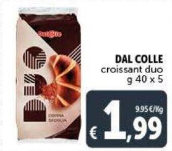 Deco Supermercati Dal Colle croissant duo g 40 x 5 offerta