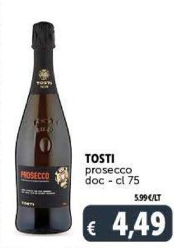 Deco Supermercati Tosti prosecco doc cl 75 offerta