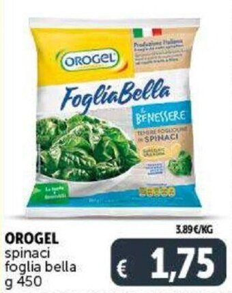 Deco Supermercati Orogel spinaci foglia bella g 450 offerta