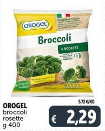 Deco Supermercati Orogel broccoli rosette g 400 offerta