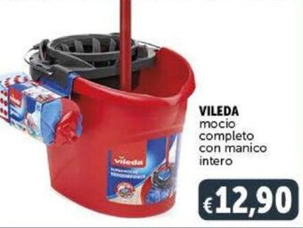 Deco Supermercati Vileda mocio completo con manico intero offerta