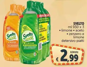 Deco Supermercati Svelto ml 930 x 3 offerta