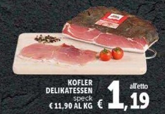 Deco Supermercati Kofler Delikatessen speck offerta