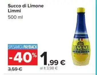 Limmi Succo di Limone 500 ml