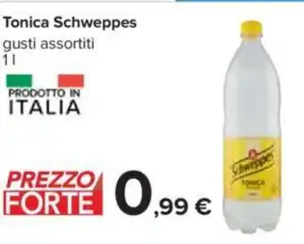 Carrefour Tonica Schweppes 1L offerta