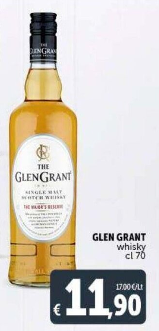 Deco Supermercati Glen Grant whisky cl 70 offerta