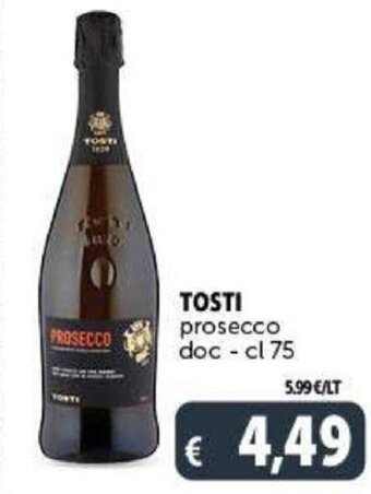 Deco Supermercati Tosti prosecco doc cl 75 offerta