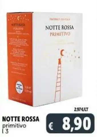 Deco Supermercati Notte Rossa primitivo l 3 offerta