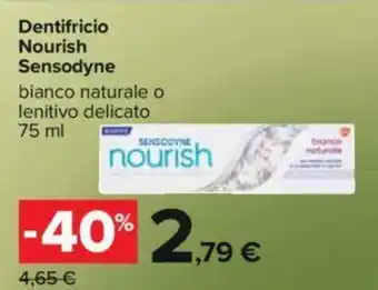 Carrefour Sensodyne Dentifricio Nourish 75 ml offerta