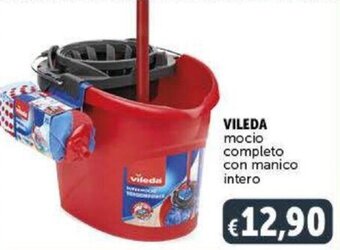 Deco Supermercati Vileda mocio completo con manico intero offerta