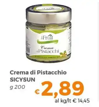Tocal Sicysun Crema di Pistacchio g 200 offerta