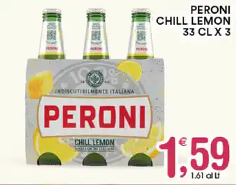 Peroni Chill Lemon 33cl x 3