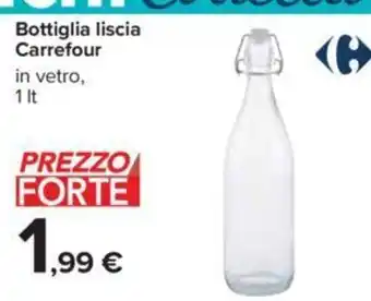 Carrefour Carrefour Bottiglia liscia 1lt. offerta