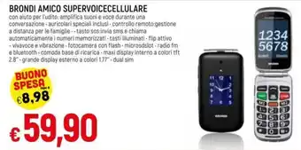 Famila Brondi Amico Supervoice Cellulare offerta